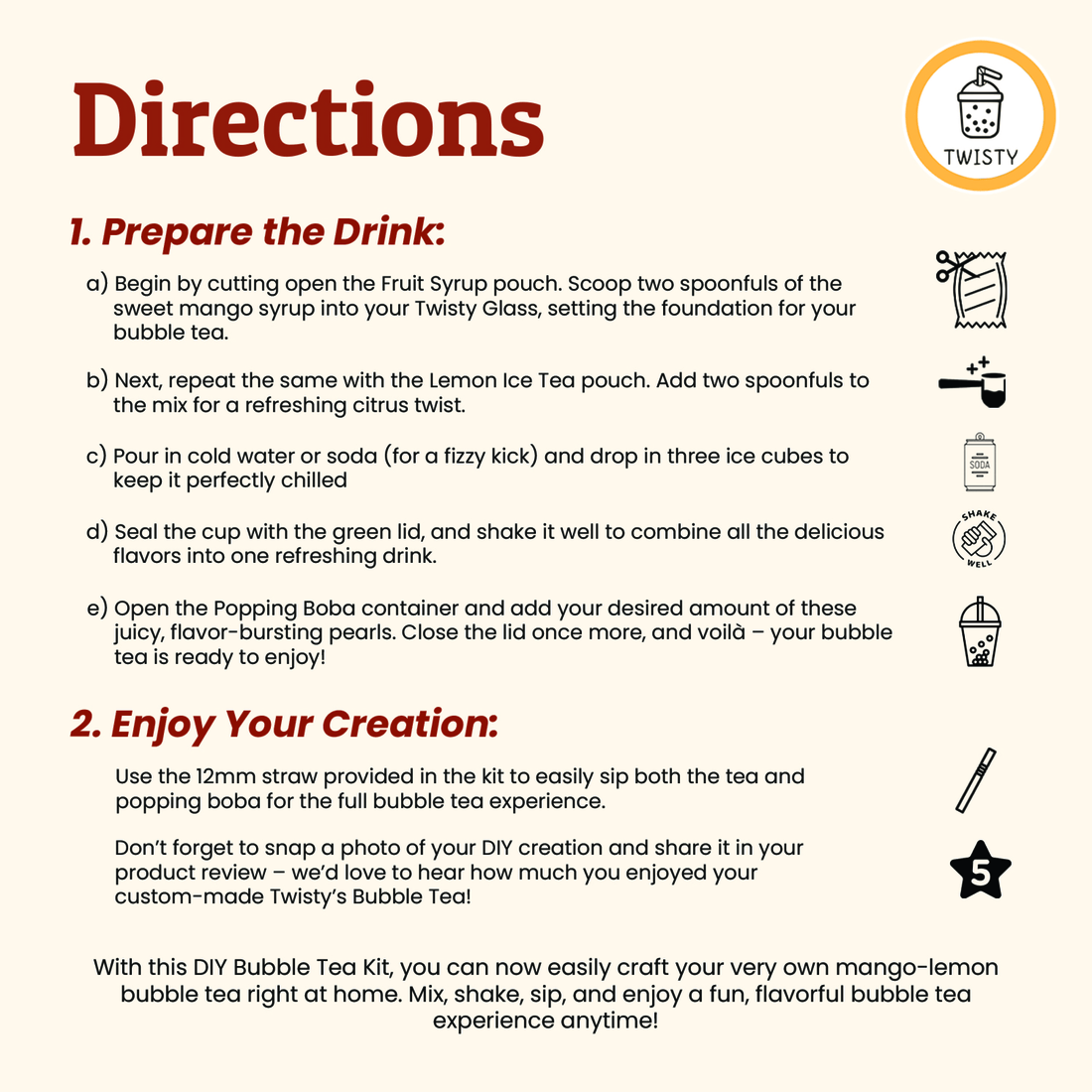 DIY Blueberry Bubble Tea Kit – Indulgent Boba Experience at Home