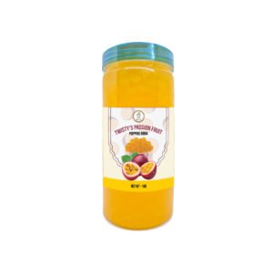 Passion Fruit Popping Boba (1kg) for Bubble Tea, Mocktail (Best)
