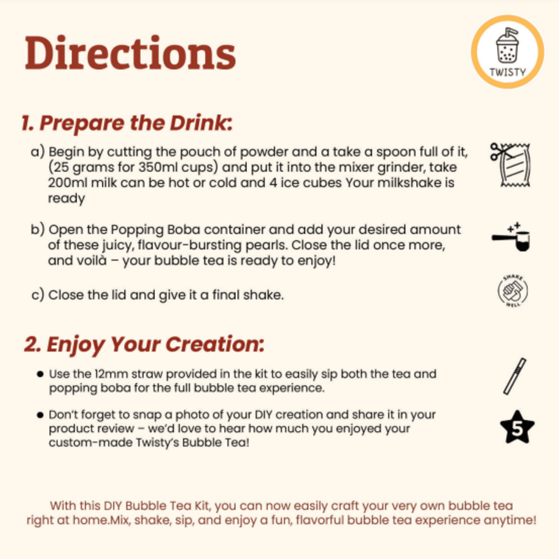 DIY Coffee Bubble Tea Kit – Indulgent Boba Experience at Home