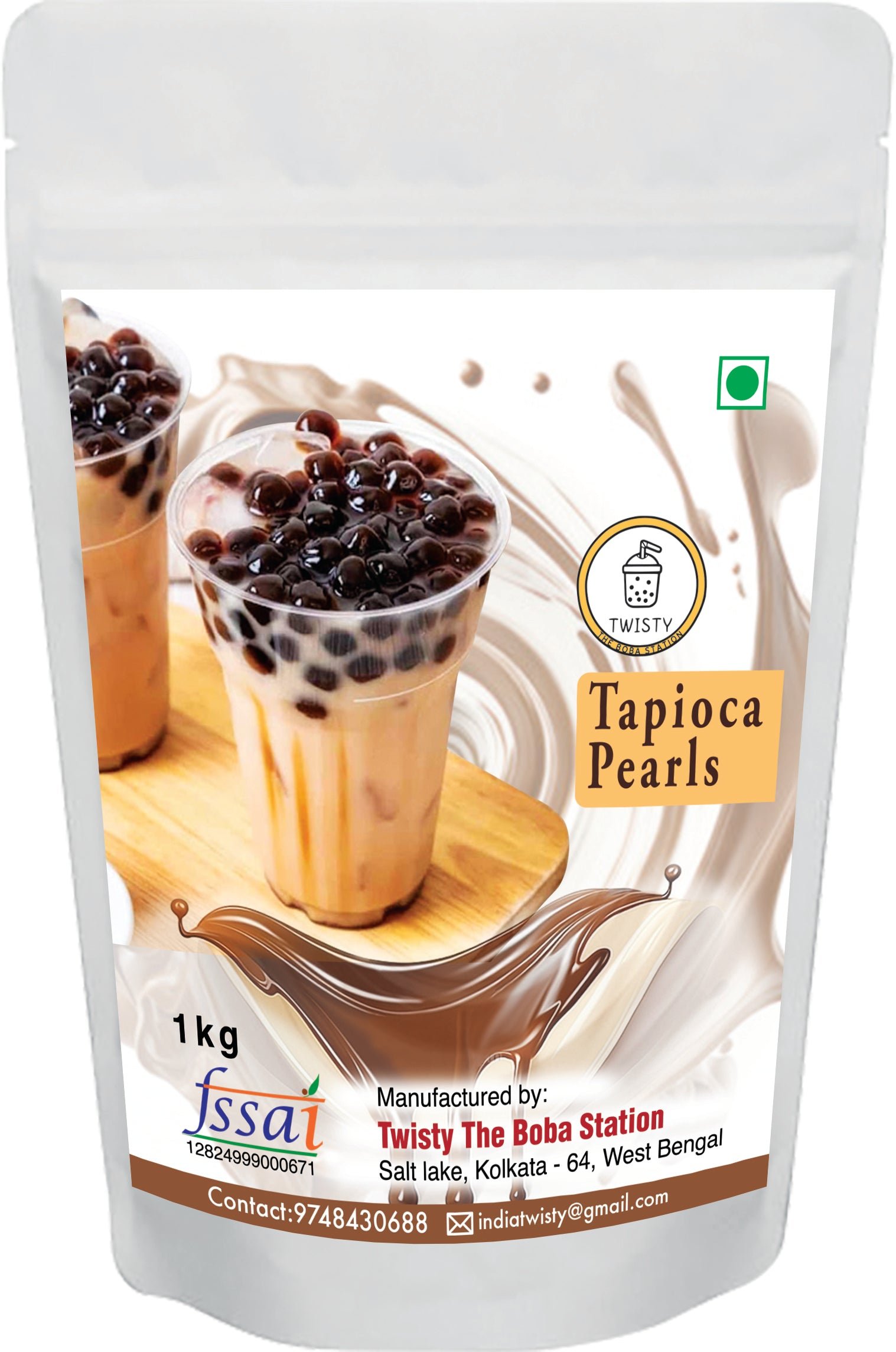 Tapioca Pearls 1Kg for Bubble Tea – Chewy Boba Pearls for Milk Tea (Best)