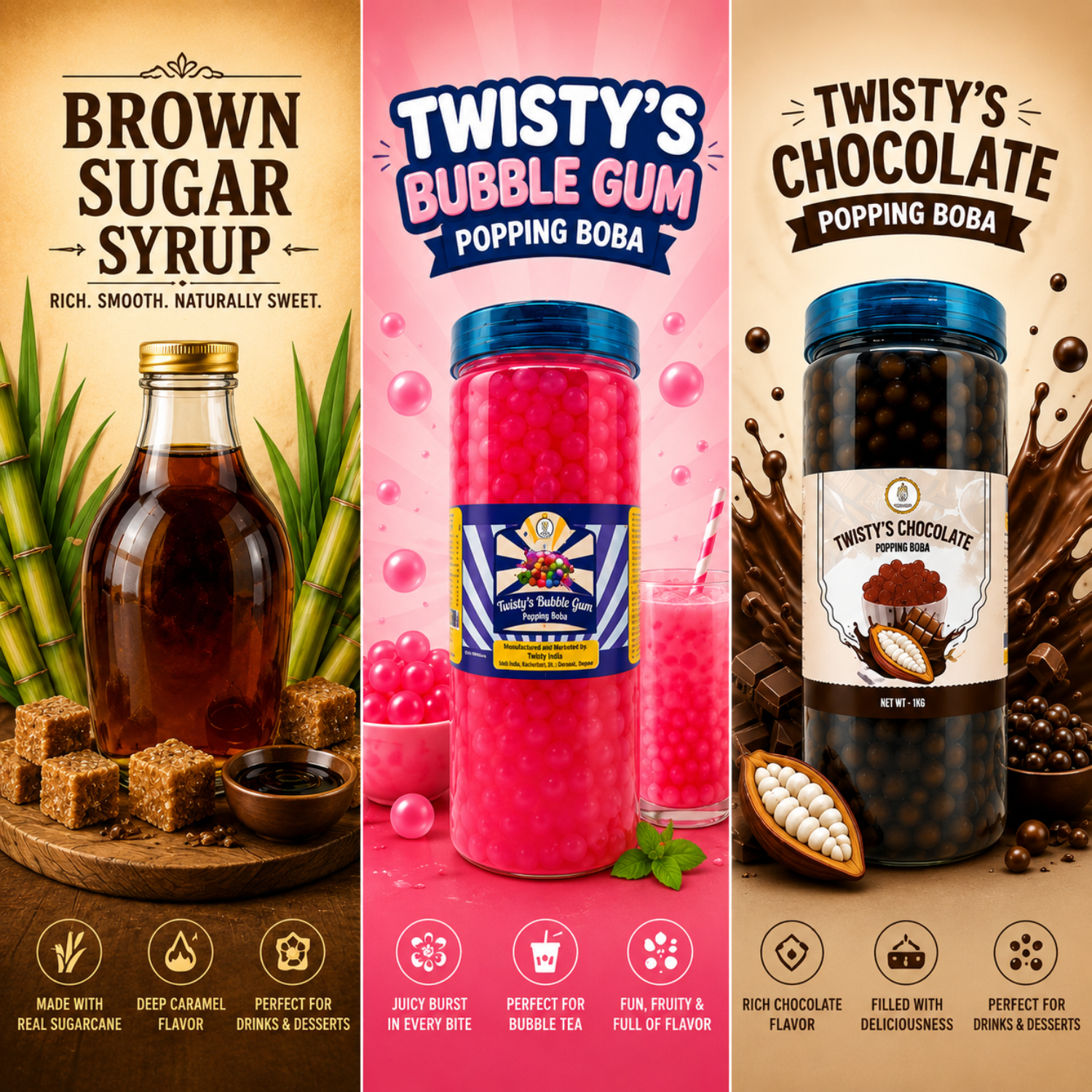 Chocolate Mini Boba Kit