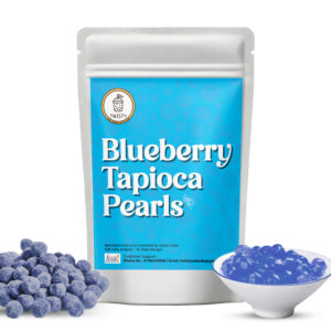 Twisty Blueberry Tapioca Pearls for Bubble Tea – Fruity Boba Pearls (1Kg)